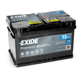 Exide 72 Ah 720 A EA722 Akumuliatoriai